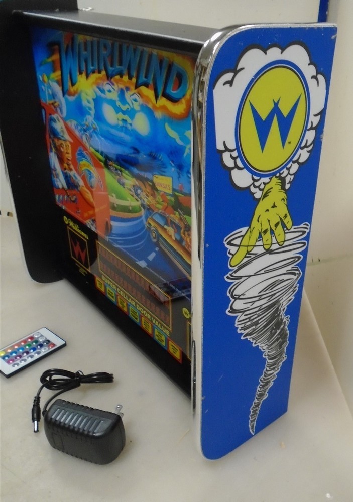 Williams Whirlwind Pinball Head LED Display light box