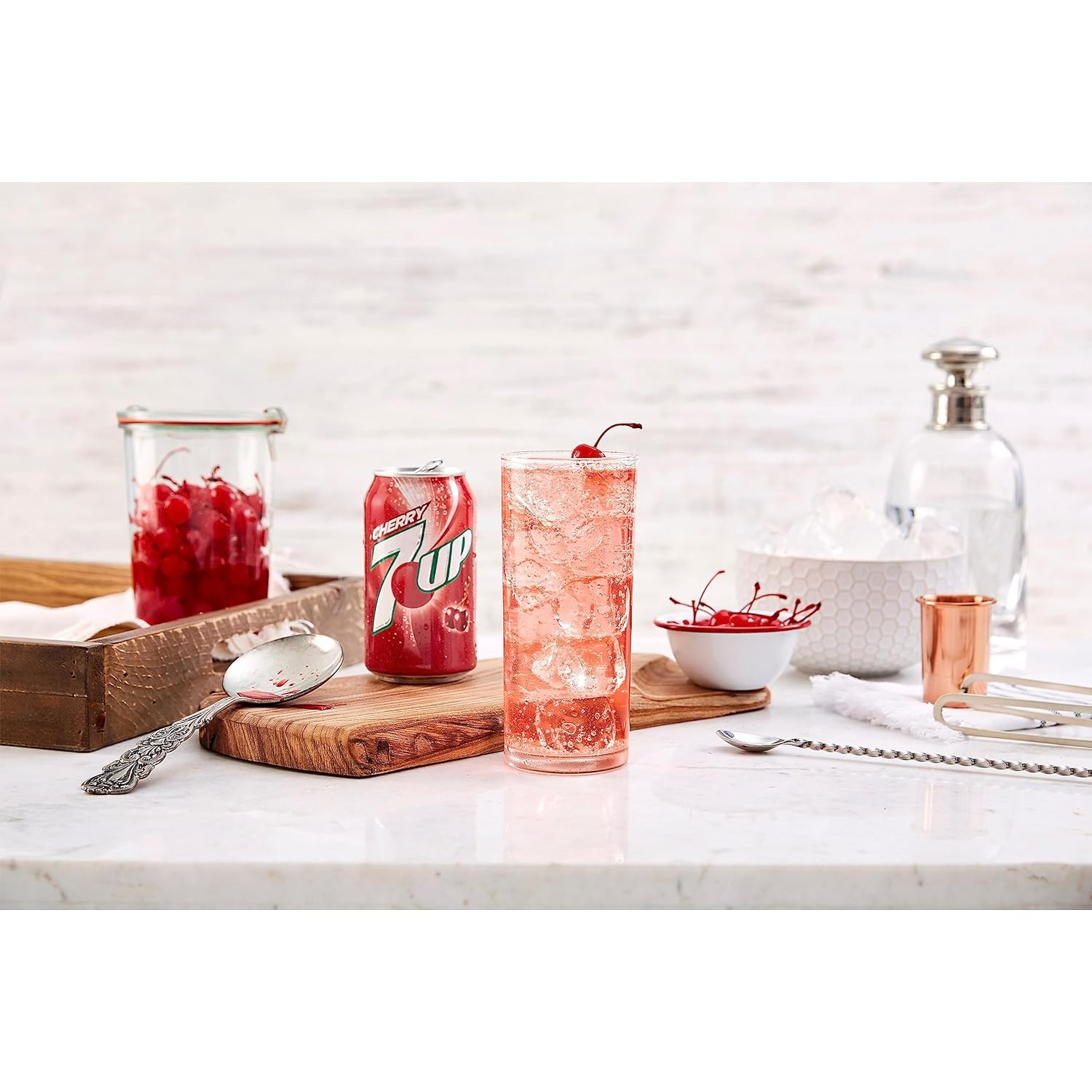 7UP Cherry Flavored Soda, 12 Fl Oz Cans (Pack of 12)