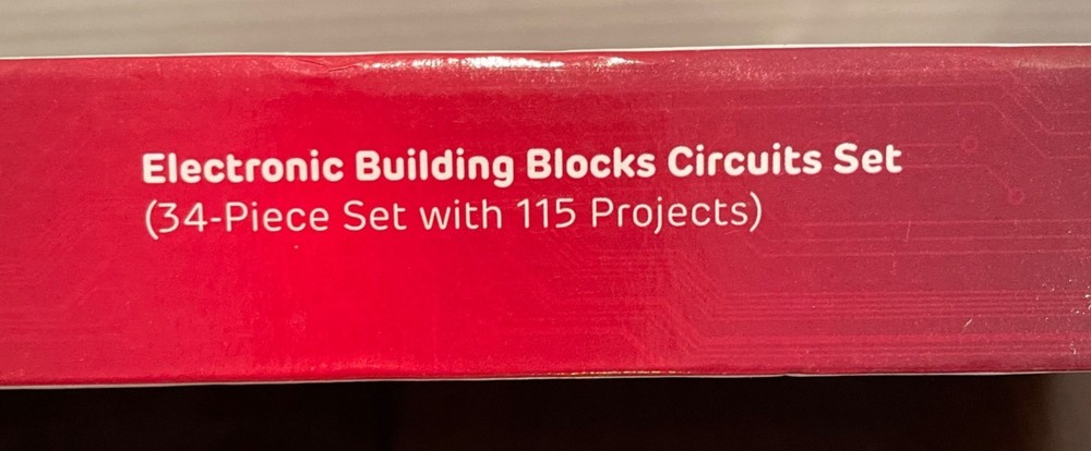 Lectrixs Electronic Building Blocks Circuits Set 34-Piece Kit With 115 Projects