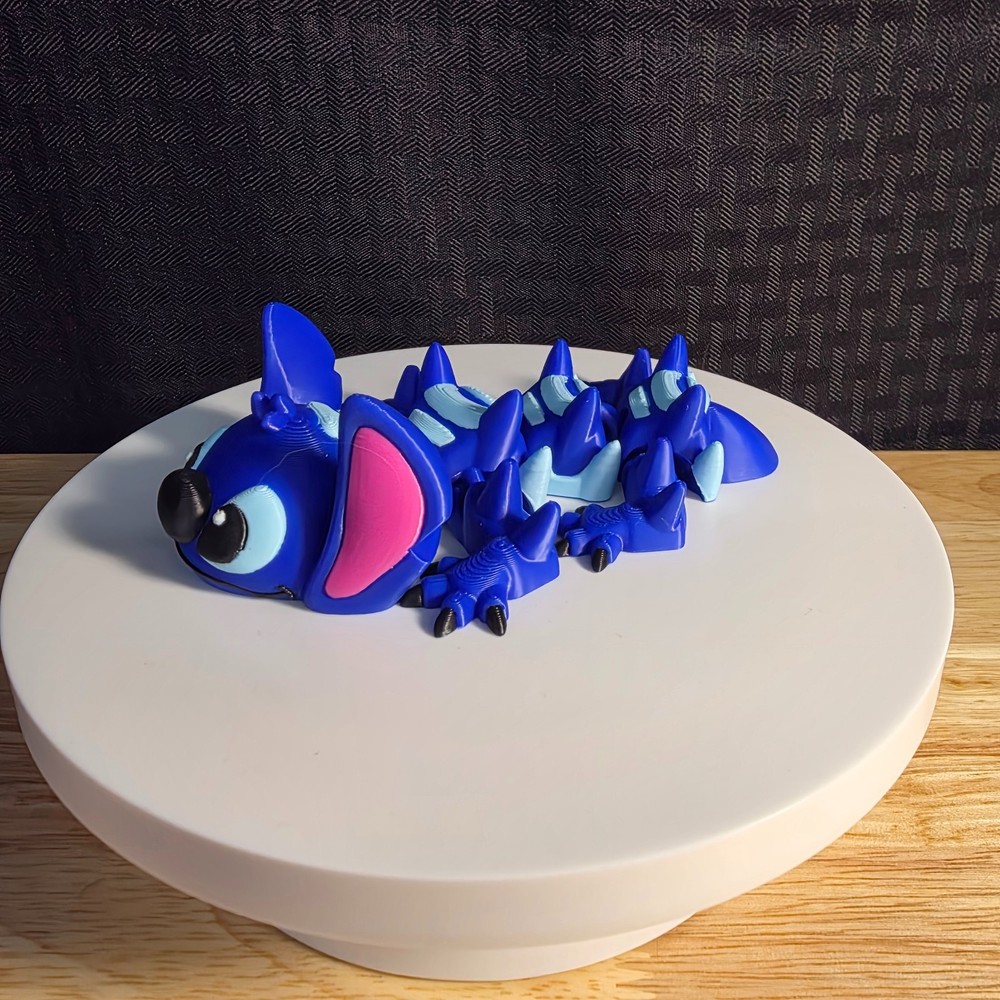 Stitch Dragon, 3D Printed Items