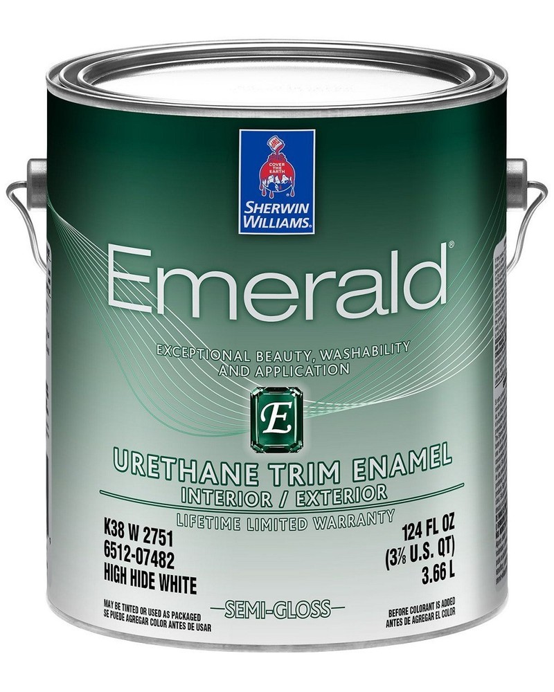 Gal. Sherwin Williams Emerald URETHANE Water Based Paint White
