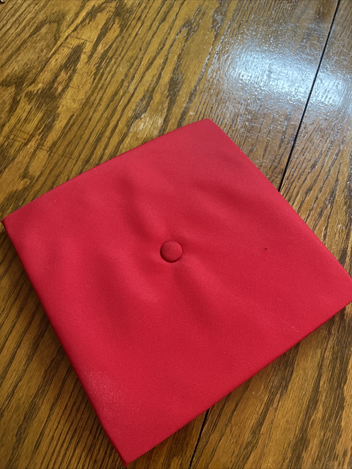 Red White High School Graduation Cap and Gown See Measurements