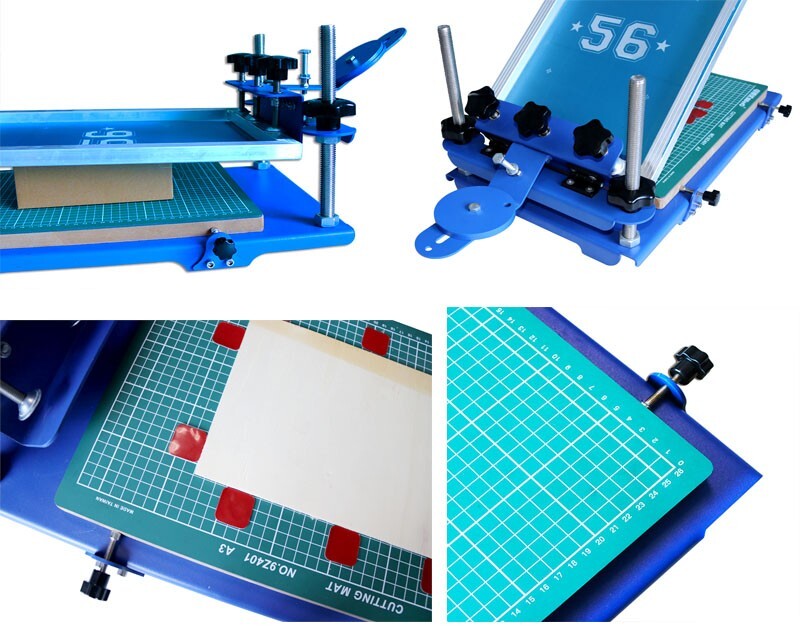 Silk Screen Printing Desktop 3 Direction Micro-registration Screen Printer