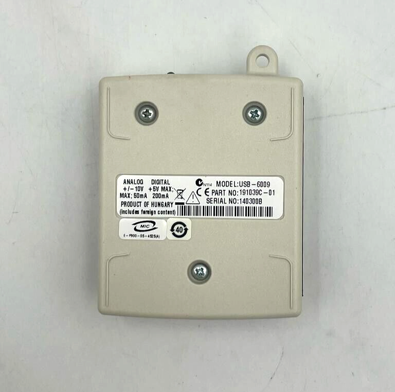 NATIONAL INSTRUMENTS NAT-USB-6009 DIGITAL-ANALOG