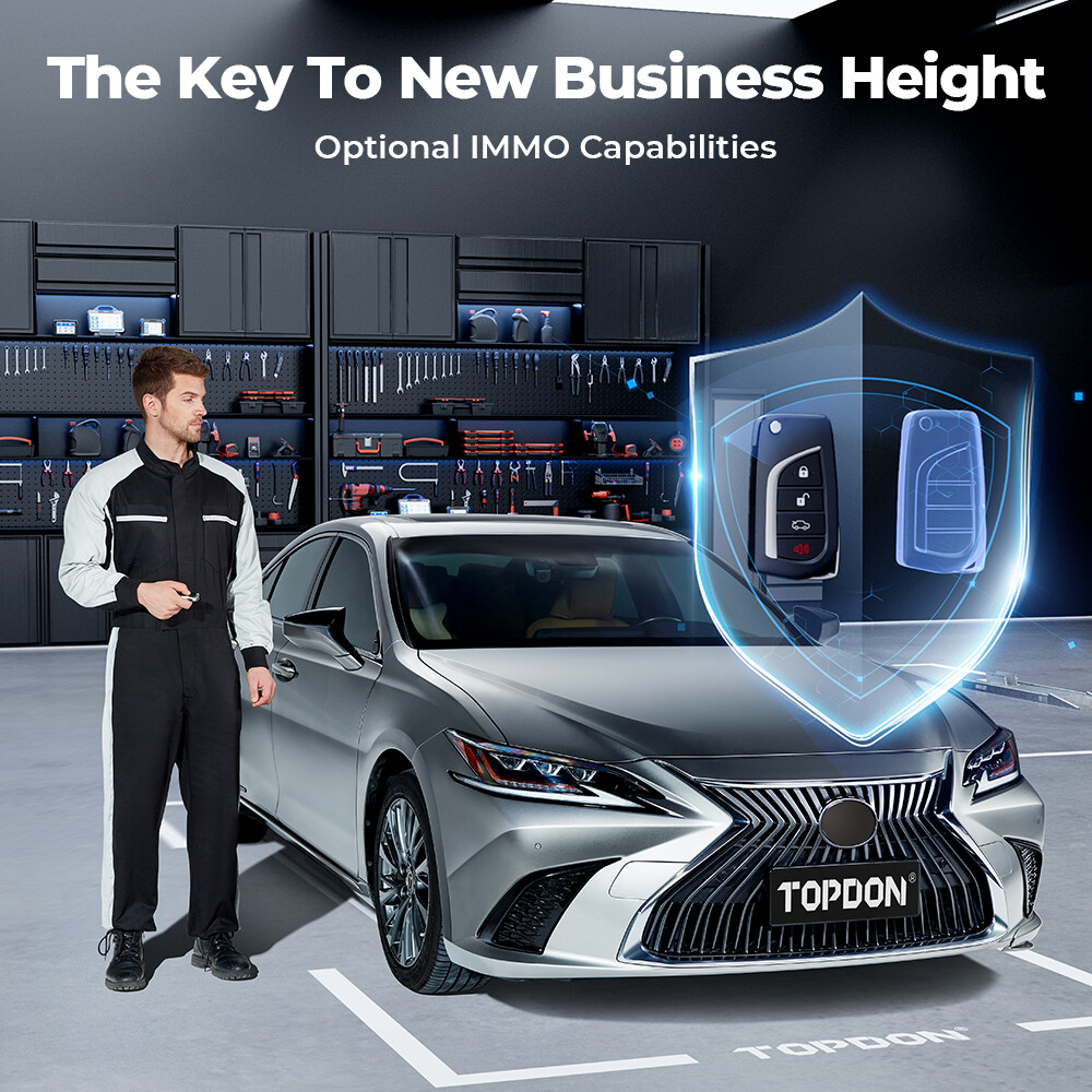 2024 TOPDON TOPSCAN PRO Bluetooth OBD2 Diagnostic Tool Active Test