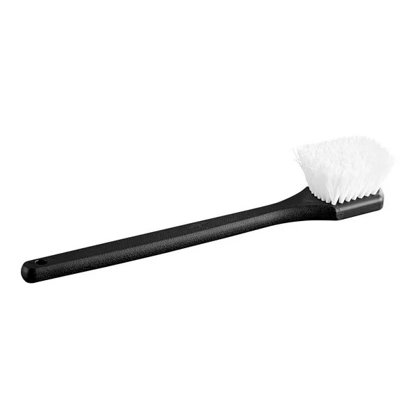 20" Black Nylon Utility / Pot Scrub Brush