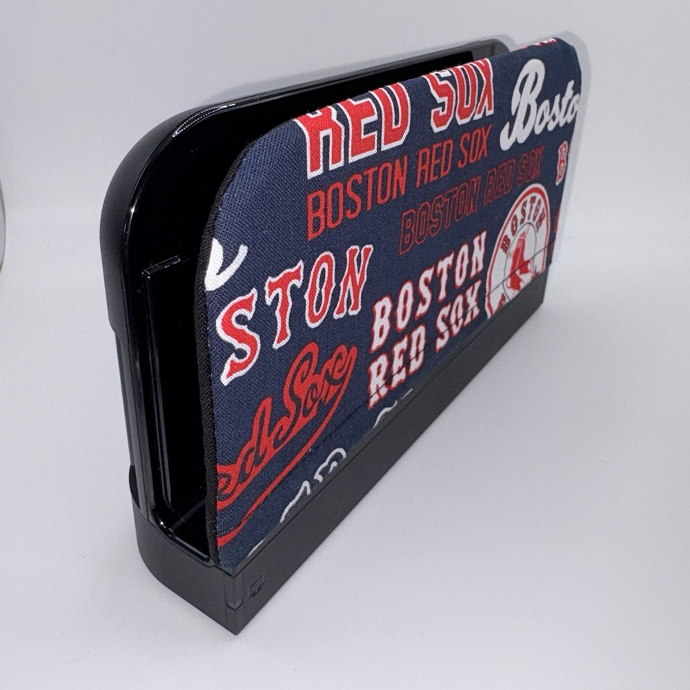 Nintendo Switch 2 Dock Cover Screen Protector Sleeve Dock Sock Boston Red Sox