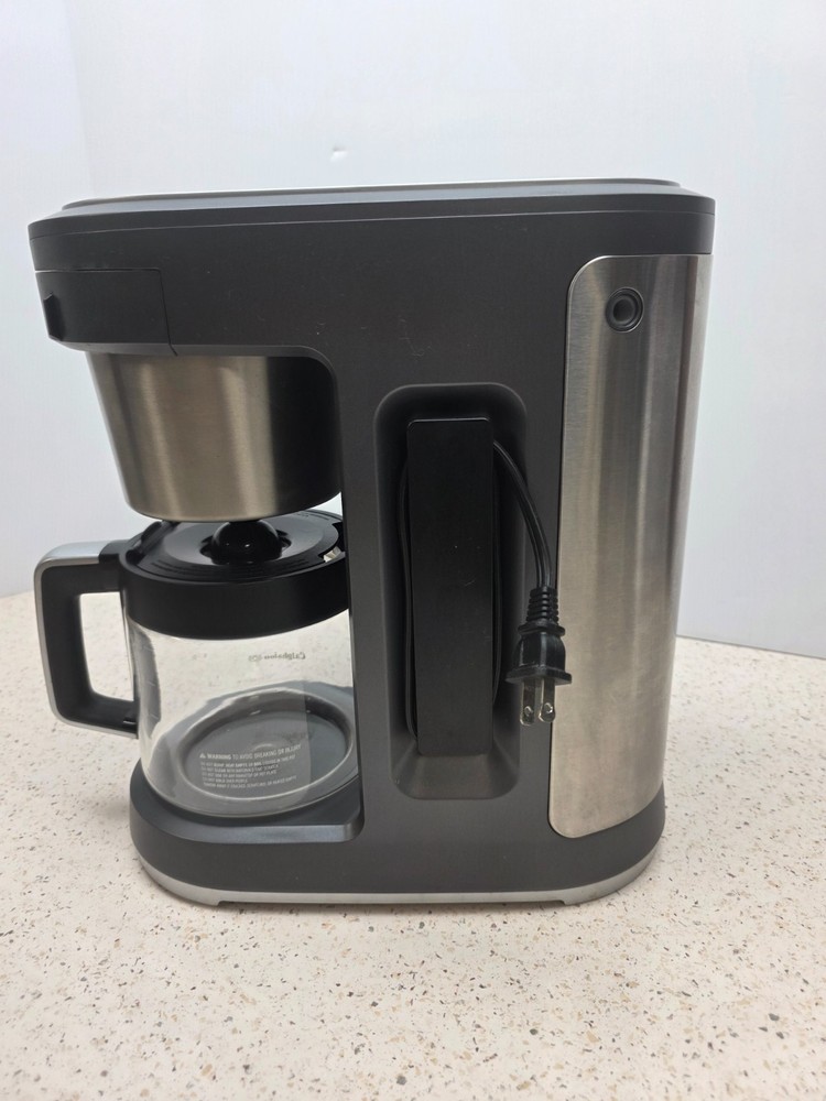 Calphalon BVCLDCG1 10 Cup Programmable LCD Display Coffee Maker Stainless Steel