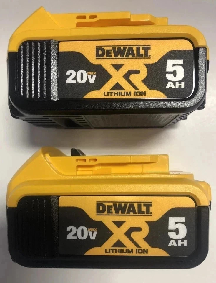 2 Pack DEWALT DCB205 20V Max XR 5.0Ah Lithium-Ion Battery New In Pack USA SELLER