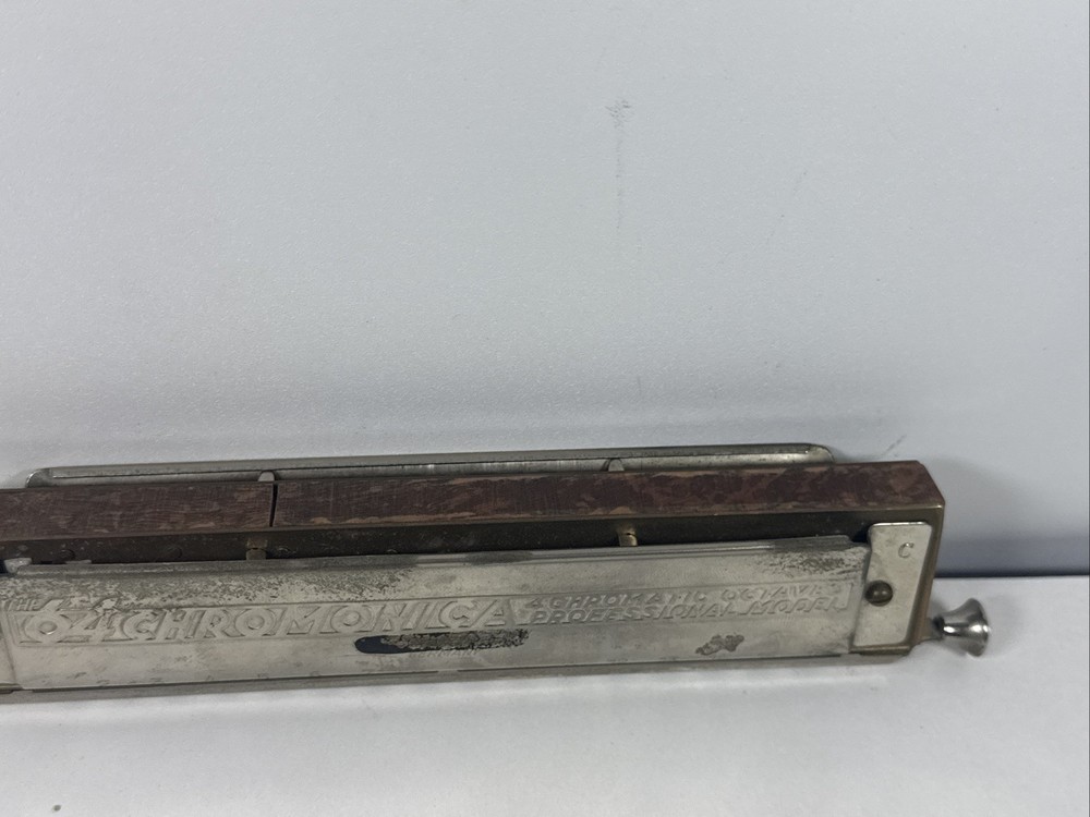 VTG 60's M. Hohner 64 Chromonica 4 Chromatic Octave Pro Model Harmonica