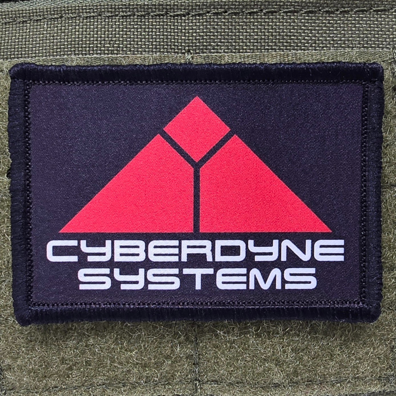 Cyberdyne Systems Patch Moral Tactical Terminator Military USA Hook & Loop 3x2