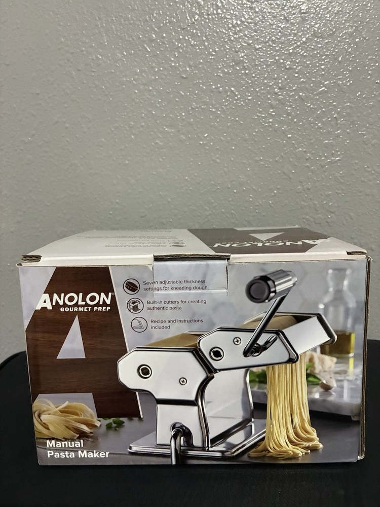 Anolon Gourmet Prep Manual Pasta Maker Create Authentic Paste