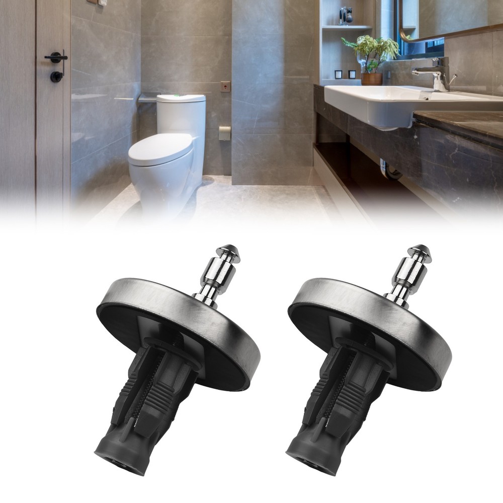 Toilet Seat Hinge Accessories 2PCS Fitting Hinge Pair Soft Release Quick