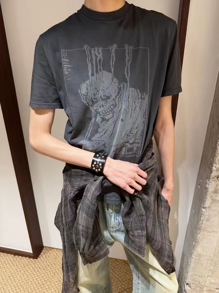 Our Legacy Angry Hole Head Envelope Printed Short Sleeve