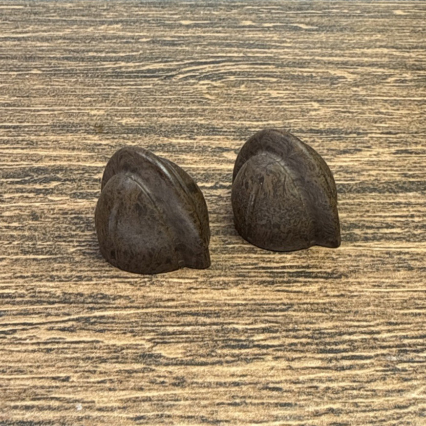 Midcentury Original GE "SATURN" Radio Knobs 2pc  1930s Bakelite 1/4" D Shaft