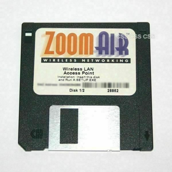 ZoomAir Zoom Air Wireless Networking LAN Access Point Installation Floppy Disk