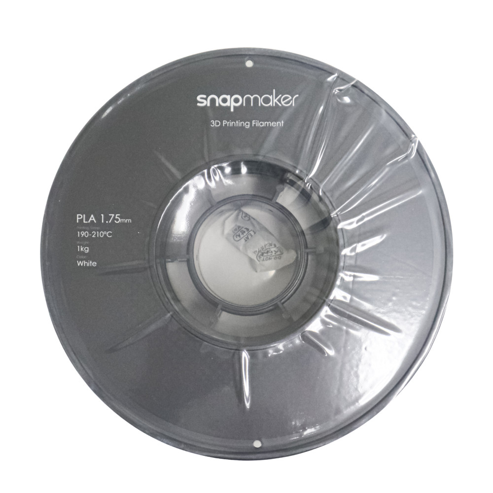 Snapmaker 3D Printing Filament PLA White New Open Box