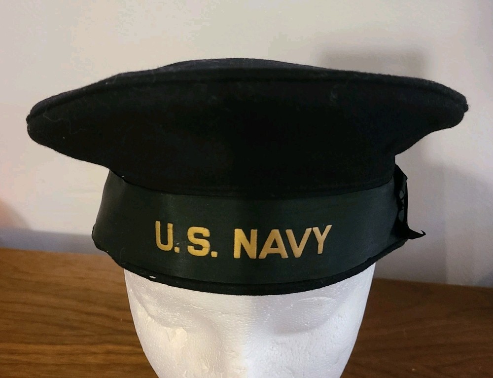 WWII USN Navy Donald Duck Hat Personalized