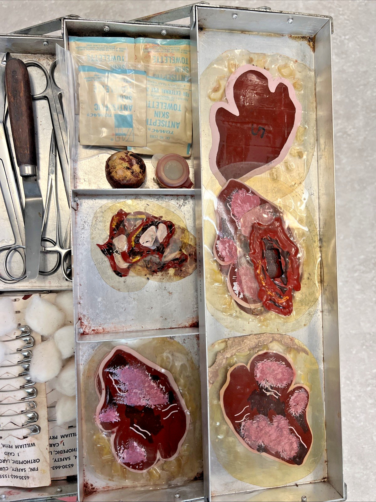 US ARMY Medical Service Casualty Simulation Kit Gentronics 1978 Training D-19