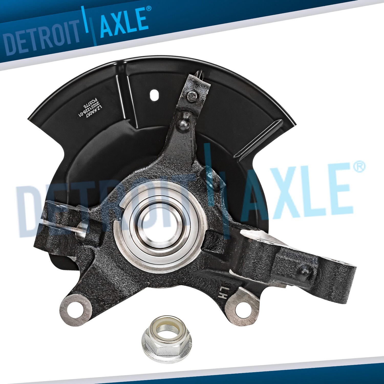 Front Left Steering Knuckle & Wheel Hub Bearing Assembly for 2011-2014 Ford Edge