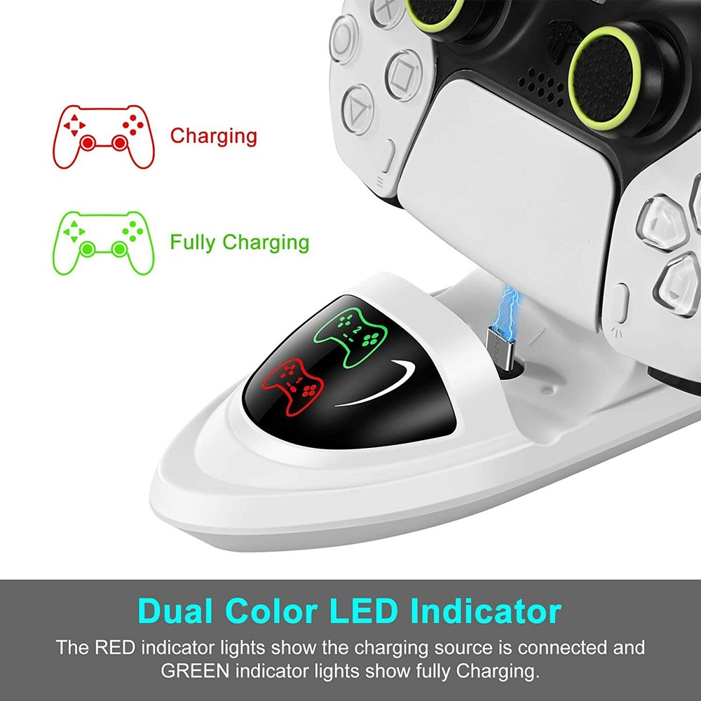 Compatible With PS5 Controller Charging Station, With 2A /5V Fast Charging Cable