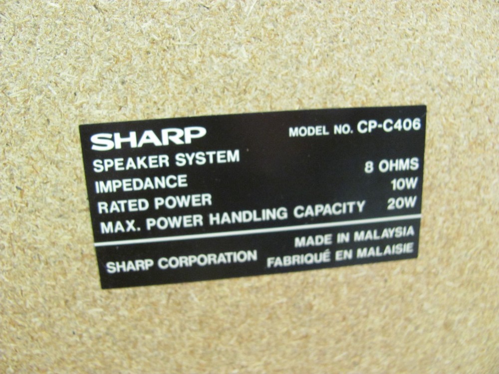 Sharp CD-C406 Mini Component System Stereo System