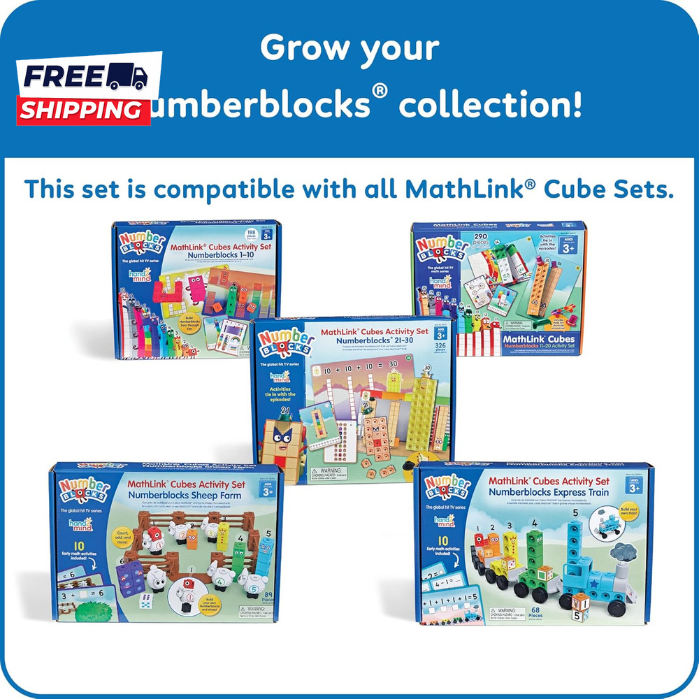 Mathlink Cubes 21-30 Activity Set 20 Preschool Learning Activities.........