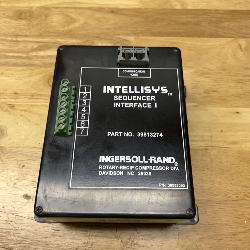 Ingersoll-Rand 39813274 Sequencer Interface 120V / 240V 1/10HP