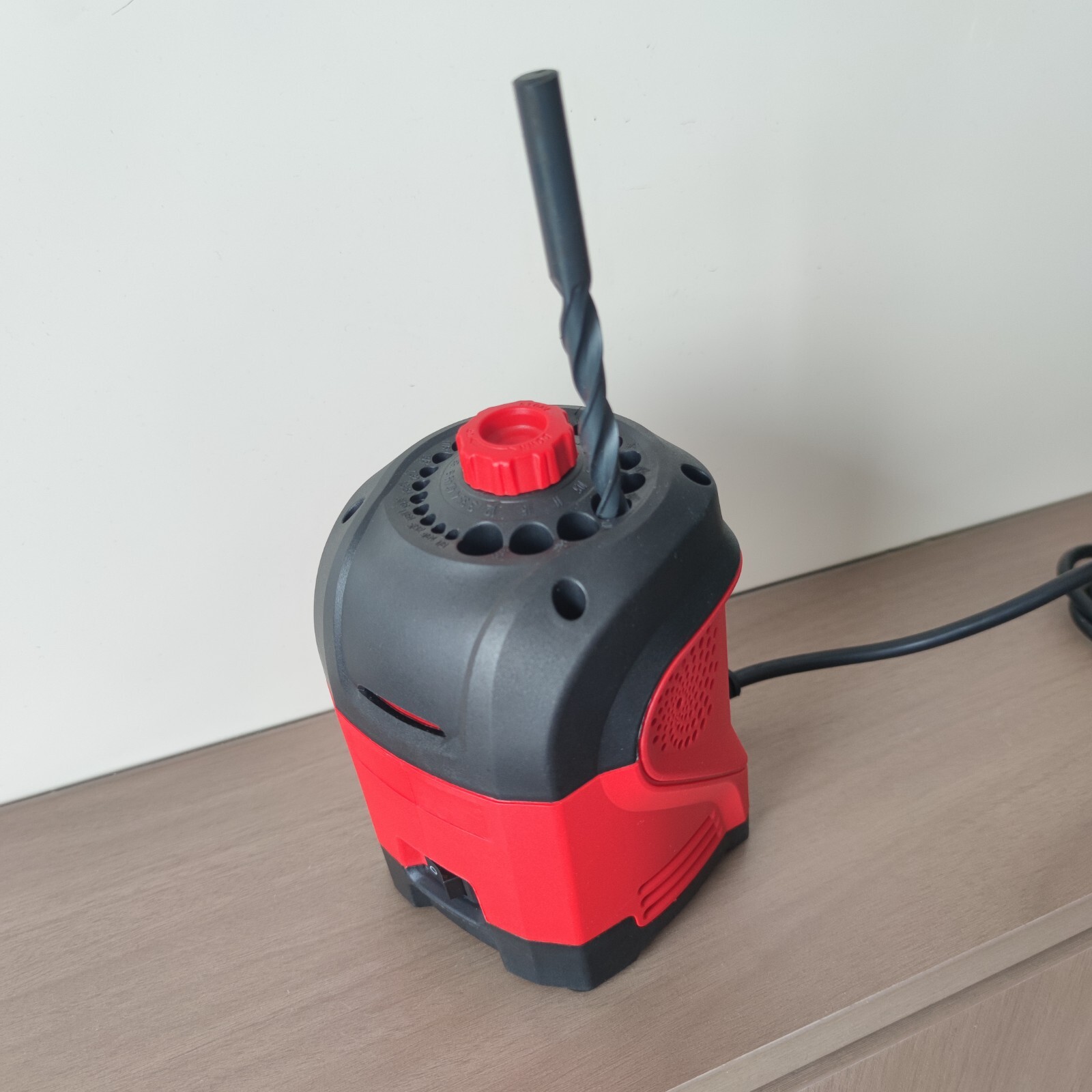 Electric Drill Bit Sharpener for 118° Compatible with HSS and Carbon Steel Dril