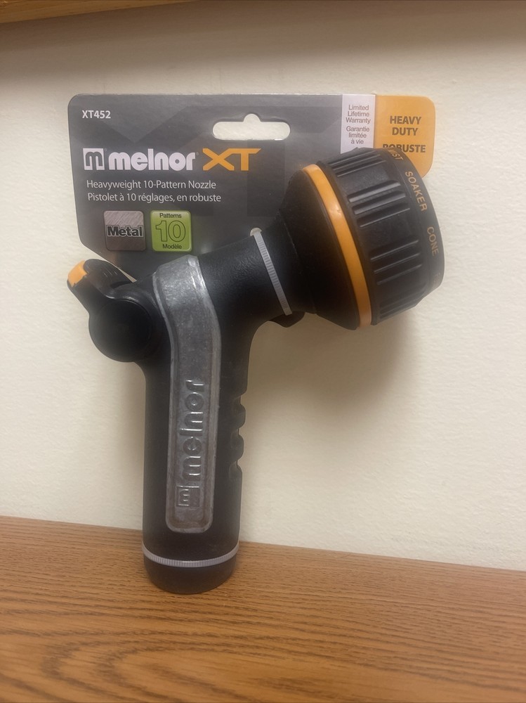 Melnor XT452 XT Metal Nozzle, Multi-Pattern, Heavyweight Thumb Control