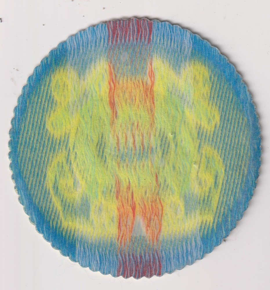 US Coast Guard patch logo type strange Jacquard weave