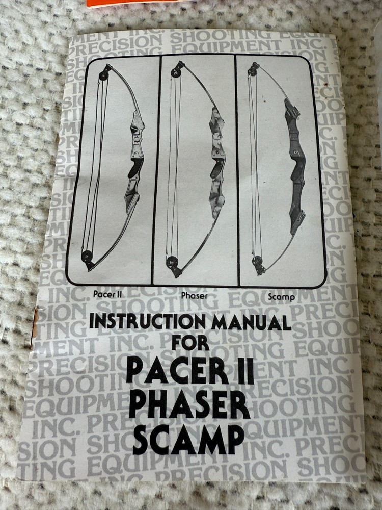 PSE Pacer II, Phaser, Scamp Instruction Manual