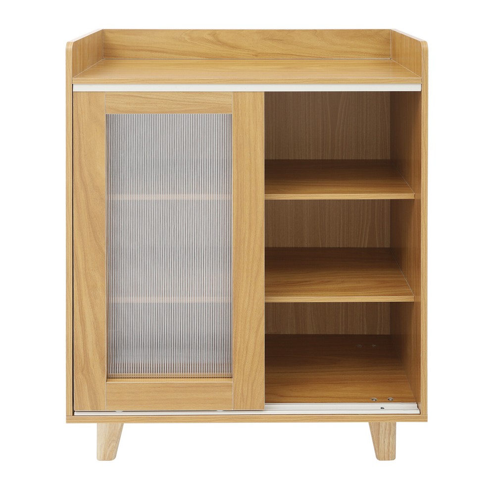 Sideboard Rectangular Kitchen Storage Organizer Floor Standing Storage Cabinet