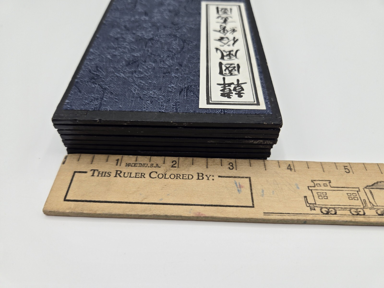 Tabletop Korean Folk Art Foldable Screen Divider Painter Kim Hong-Do