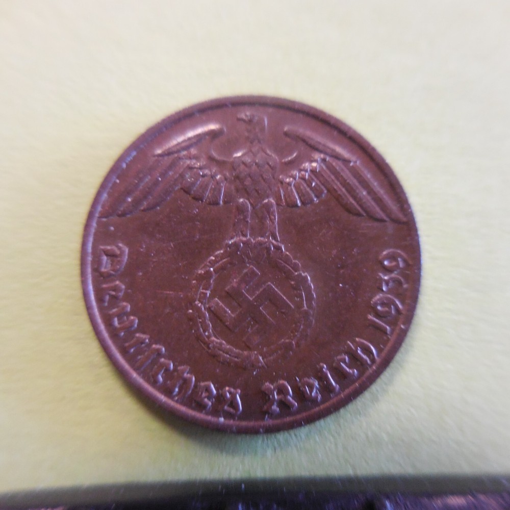 1 Reichspfennig 1939 B Germany Third Reich