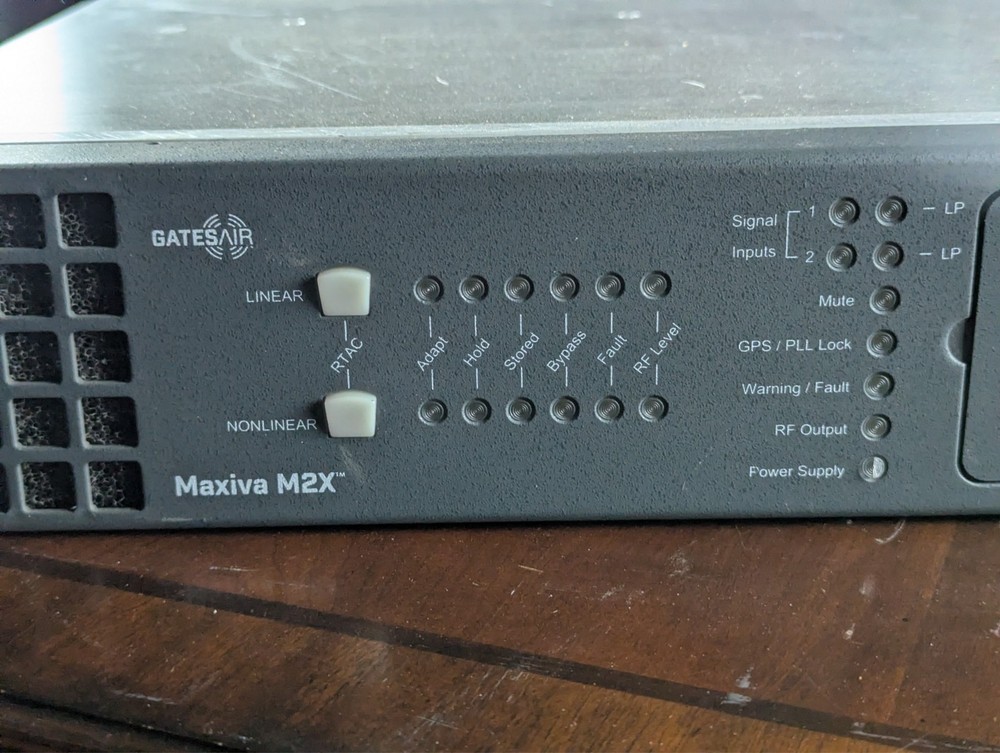 GatesAir Maxiva M2X FM Broadcast Exciter (2021) | HD Radio Ready | Low Hours