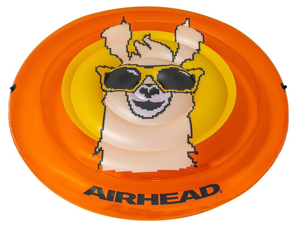 AIRHEAD AHPF-067 POOL FLOAT - PIXEL ORANGE LLAMA