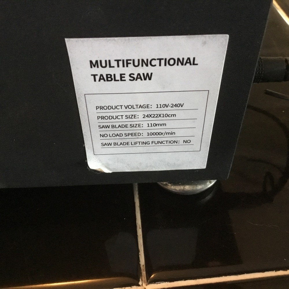 VEVOR Mini Table Saw for Crafts Multifunctional USED
