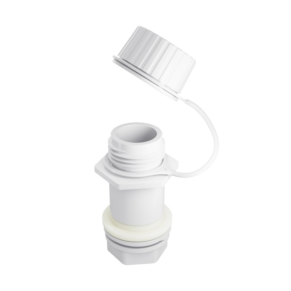 HQAPR Threaded Drain Plug with Plastic Tethered Cap for Cooler,Compatible...