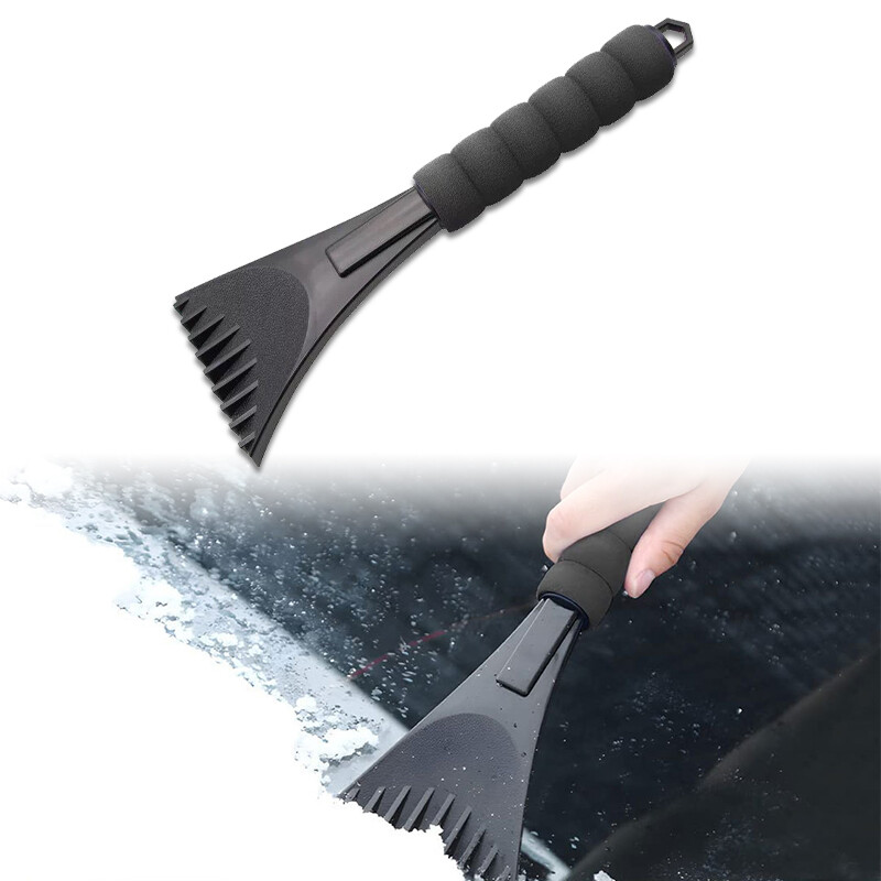 1Pc New ICE Scraper Soft Handle for CAR & VAN Windshield Snow Remover Black