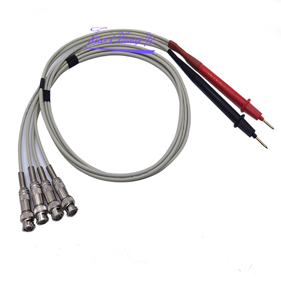 Capacitance Resistance Diode Test for LCR Meter with 4 BNC plug Test Wire