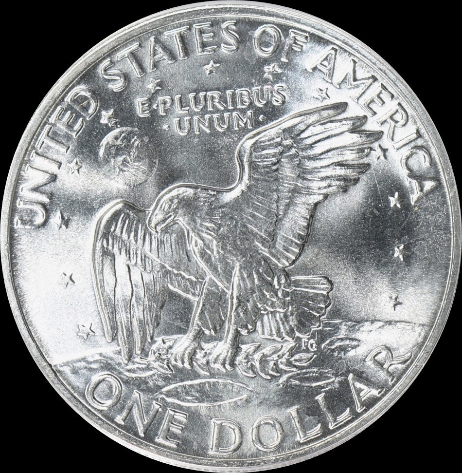 1972-S Eisenhower Silver Dollar Choice/Gem BU