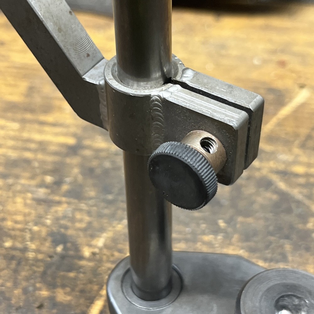 Machinist tool inspection stand testing indicating comparator