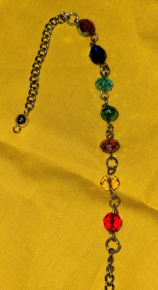 7 Chakra Crystal Pendulum (Gemstone Dowsing Pendulums, Chakra Pendulums)