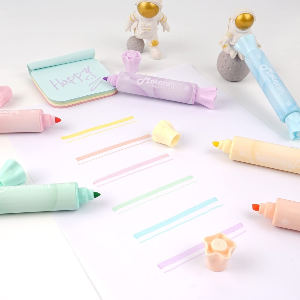 Candy Shape Highlighters, Assorted colors,Chisel Tip,Water Based,Quick Dry& W...