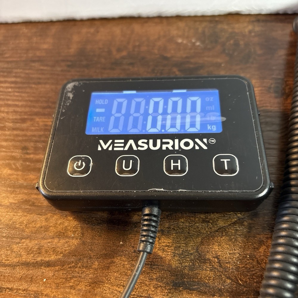 Measurion Portable Digital Shipping Scale 440 lb W/Hold & Tare Function