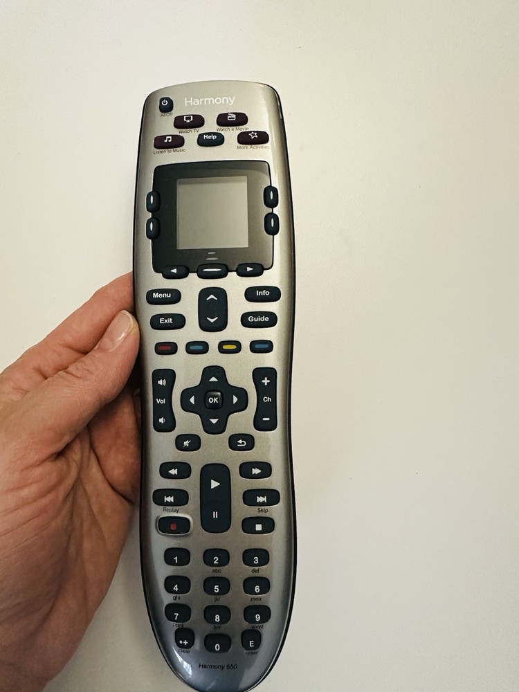 Logitech Harmony 650 Universal Remote Control IR LCD Silver NEW No Box