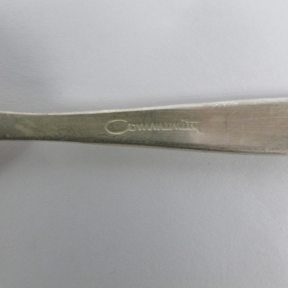 Community Silver Plate Soup Spoon 6 “