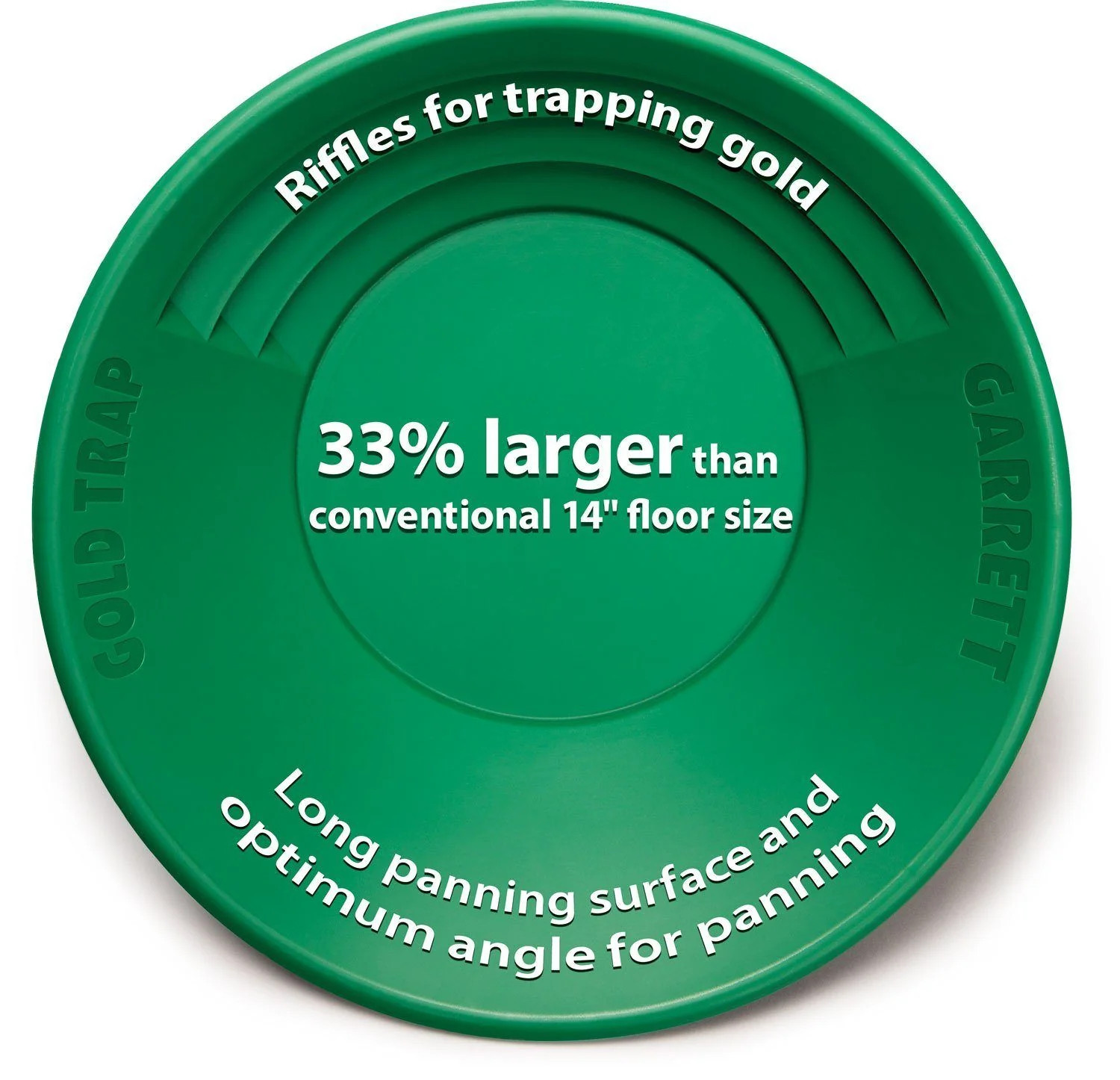 Garrett 14" Gold Trap Gold Pan