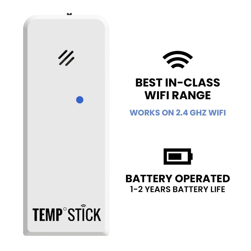 Remote WiFi Temperature & Humidity Sensor Data Logger TEMP-STICK-TH-W FBA Text